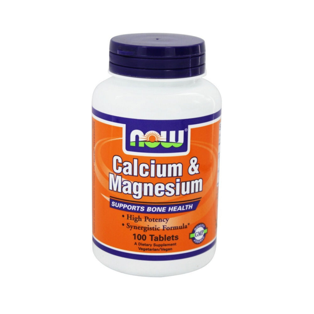 【美国正品直邮】NOWFoods诺奥支持骨骼健康高效型钙镁片49148100片