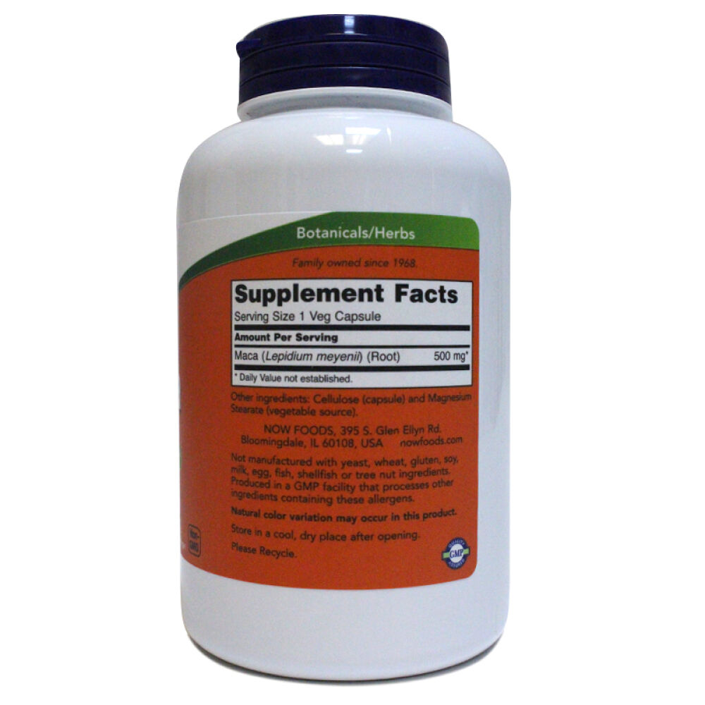 【Fit】美国直邮nowfoods诺奥秘鲁玛卡男性玛咖胶囊3瓶