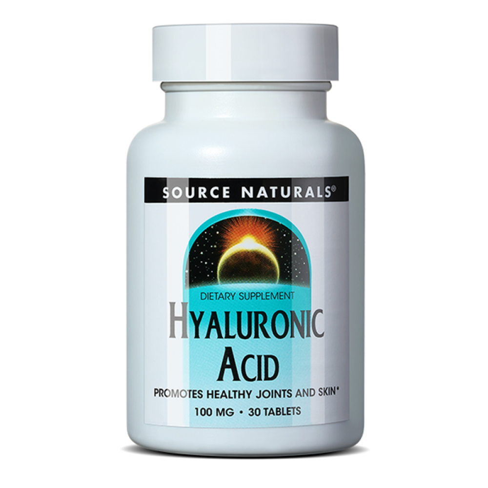 美国原装SourceNaturals透明质酸片玻尿酸片改善皮肤水分