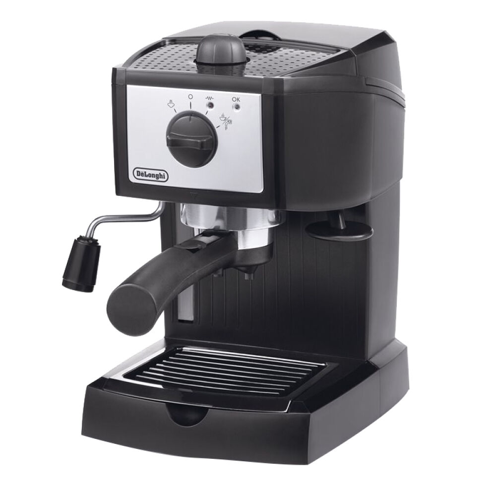 欧洲荷兰直邮Delonghi/德龙EC156咖啡机家用不锈钢咖啡机黑色-EC156