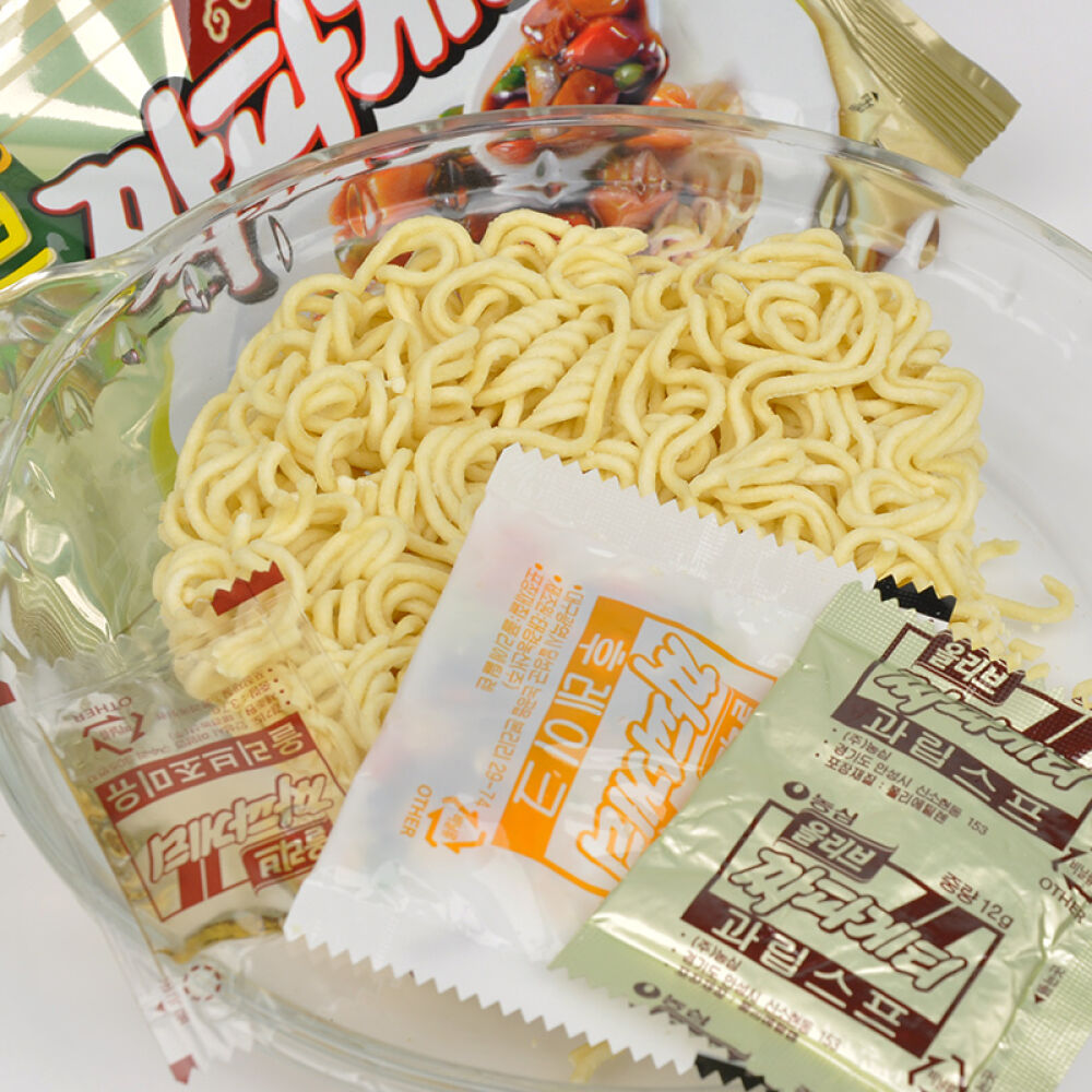 【全球购】韩国原版NONGSHIM农心方便面系列炸酱面140g*5包