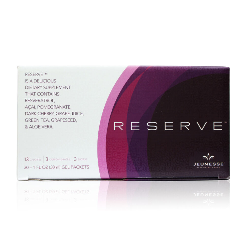 美国美商婕斯JEUNESSEReserve沛泉菁华醇沛泉精华白藜芦醇果汁美版4盒