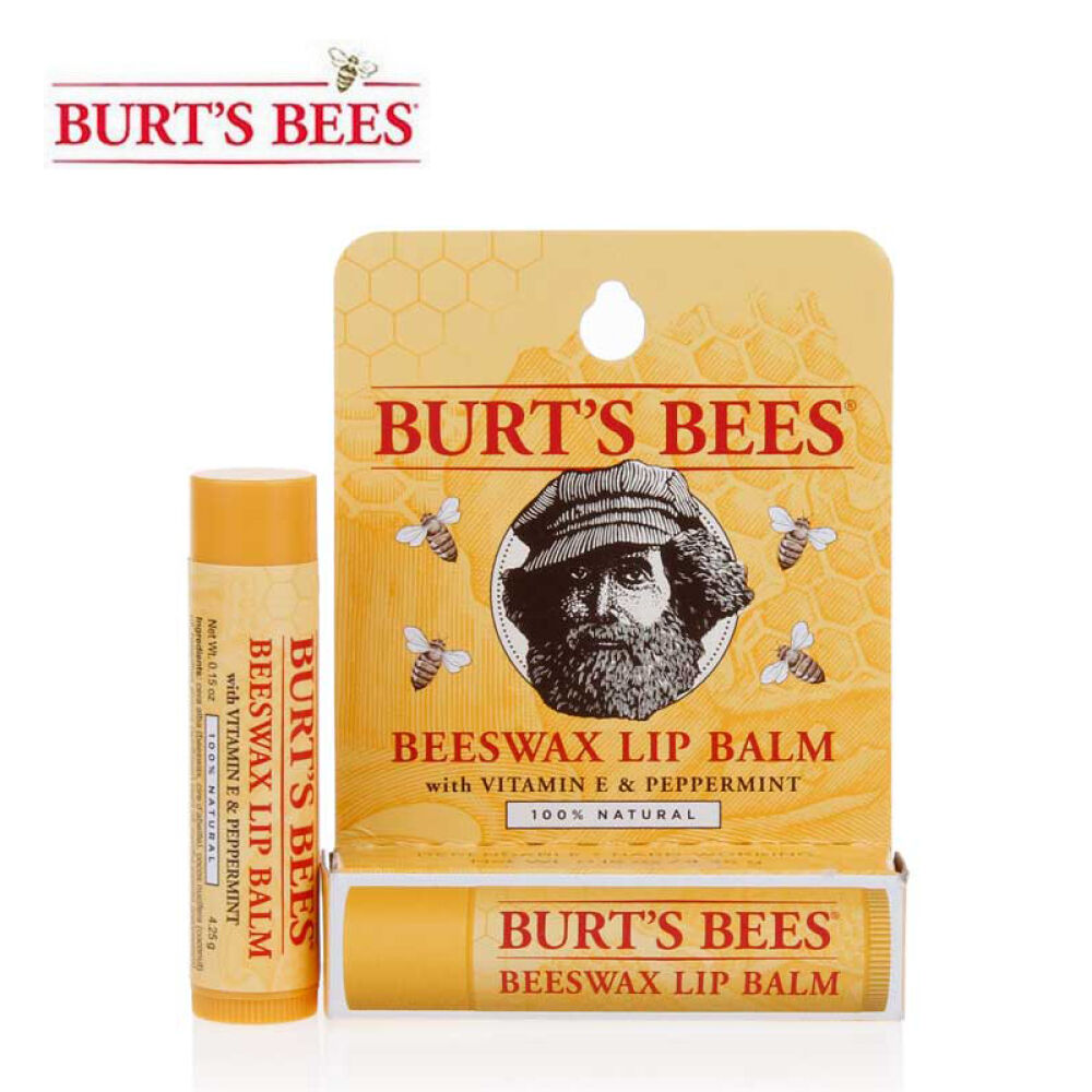 【全球购】美国burtsbees小蜜蜂润唇膏保湿滋润唇膏孕妇婴儿可用4.
