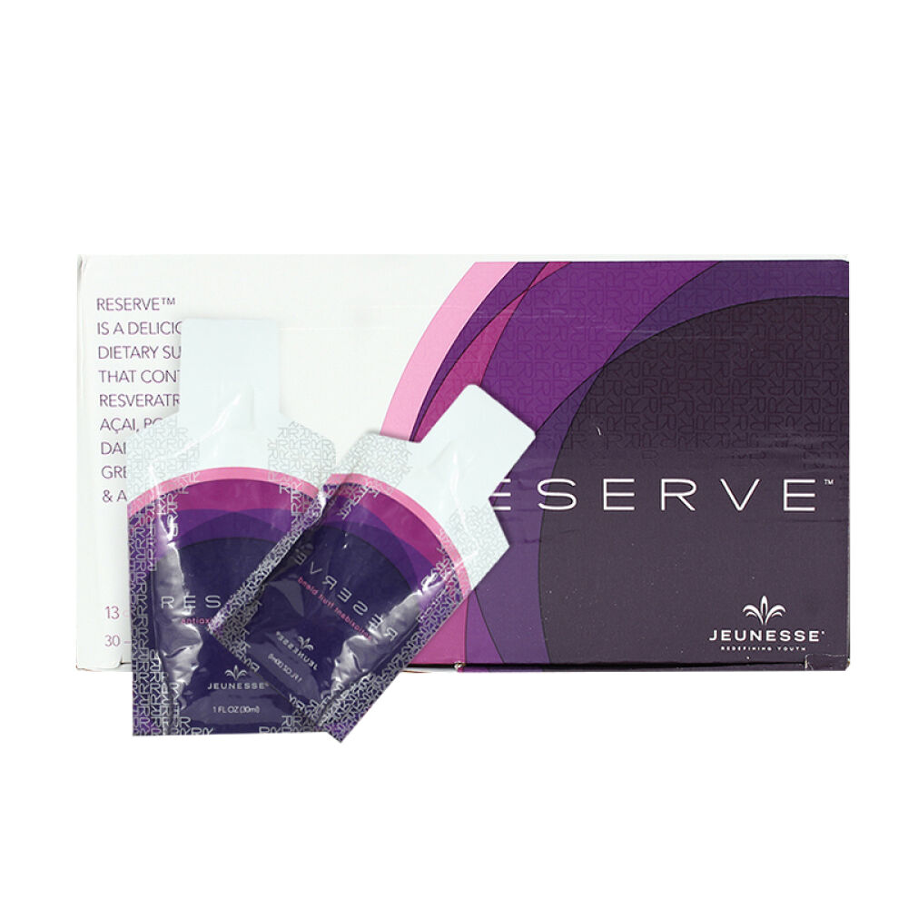 美国美商婕斯JEUNESSEReserve沛泉菁华醇沛泉精华白藜芦醇果汁美版2盒