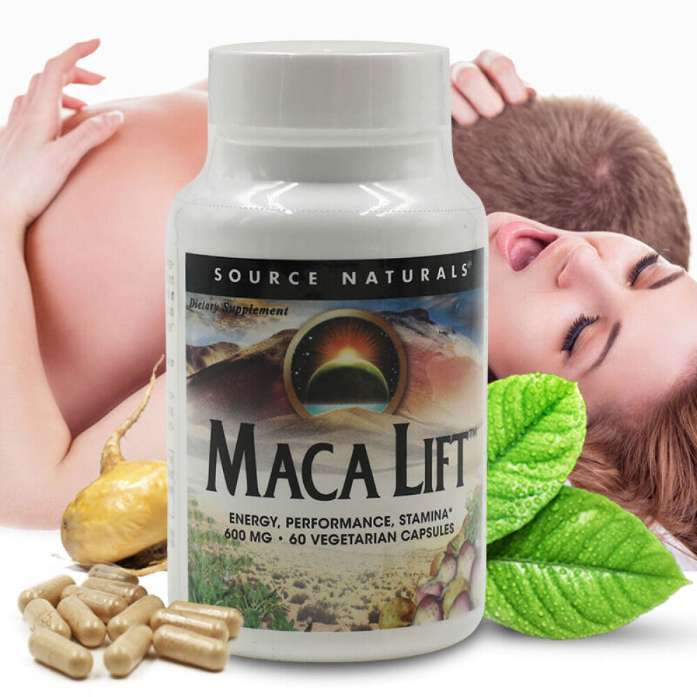 SourceNaturals秘鲁原产玛卡胶囊男女通用60粒/瓶
