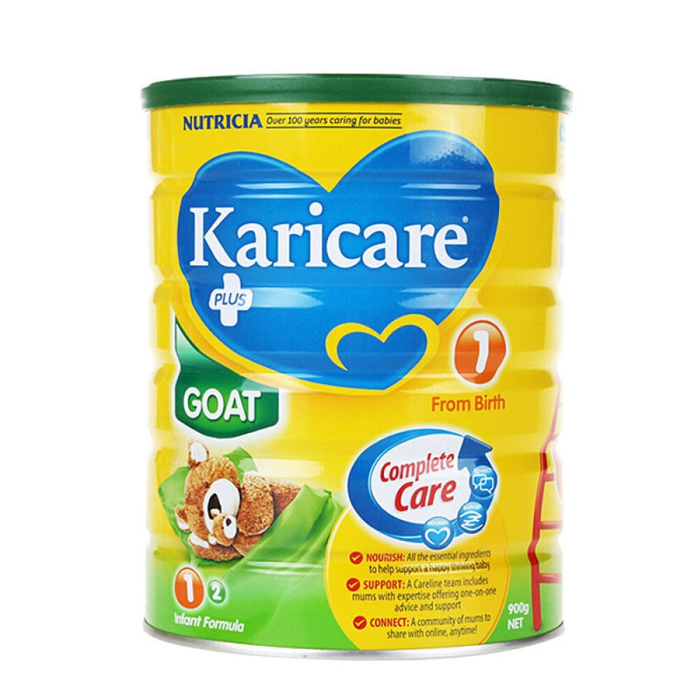 全球购新西兰原装进口KARICAREGoat2可瑞康金装婴幼儿羊奶粉900g(直邮)可瑞康羊奶粉1段(0-6个月)900g