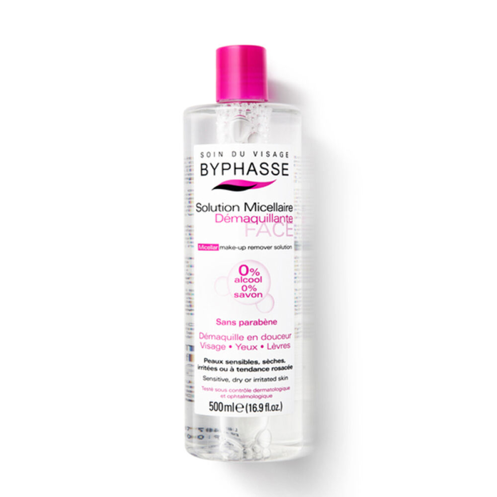 蓓昂斯BYPHASSE卸妆水四效合一保湿温和洁肤卸妆液卸妆水500ml