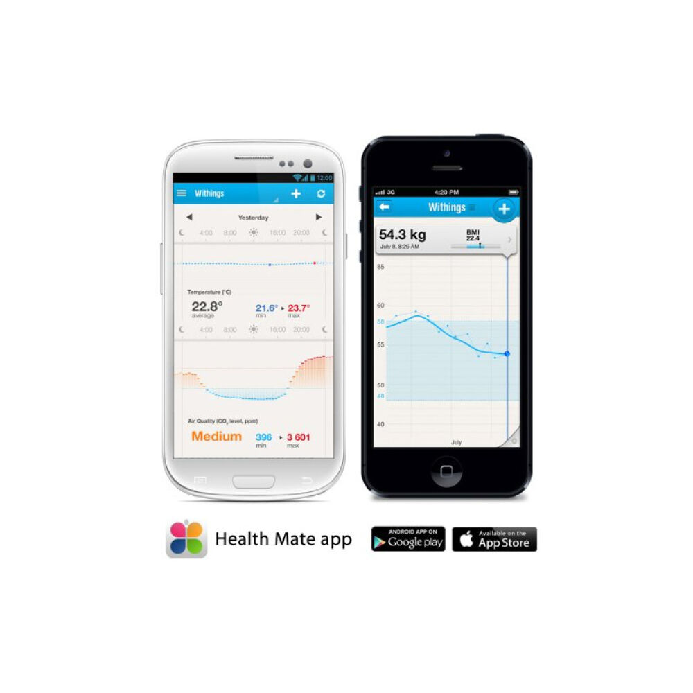 WithingsWS-50SmartBodyAPP电子秤体脂健康秤WS-50黑色