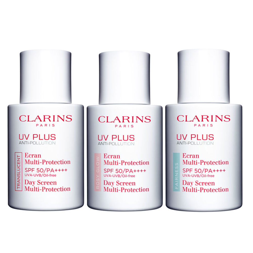 【香港地区直邮】娇韵诗clarins清透防晒霜隔离乳SPF50PA++++30ml蓝色让肌肤更透白减少泛红及瑕疵