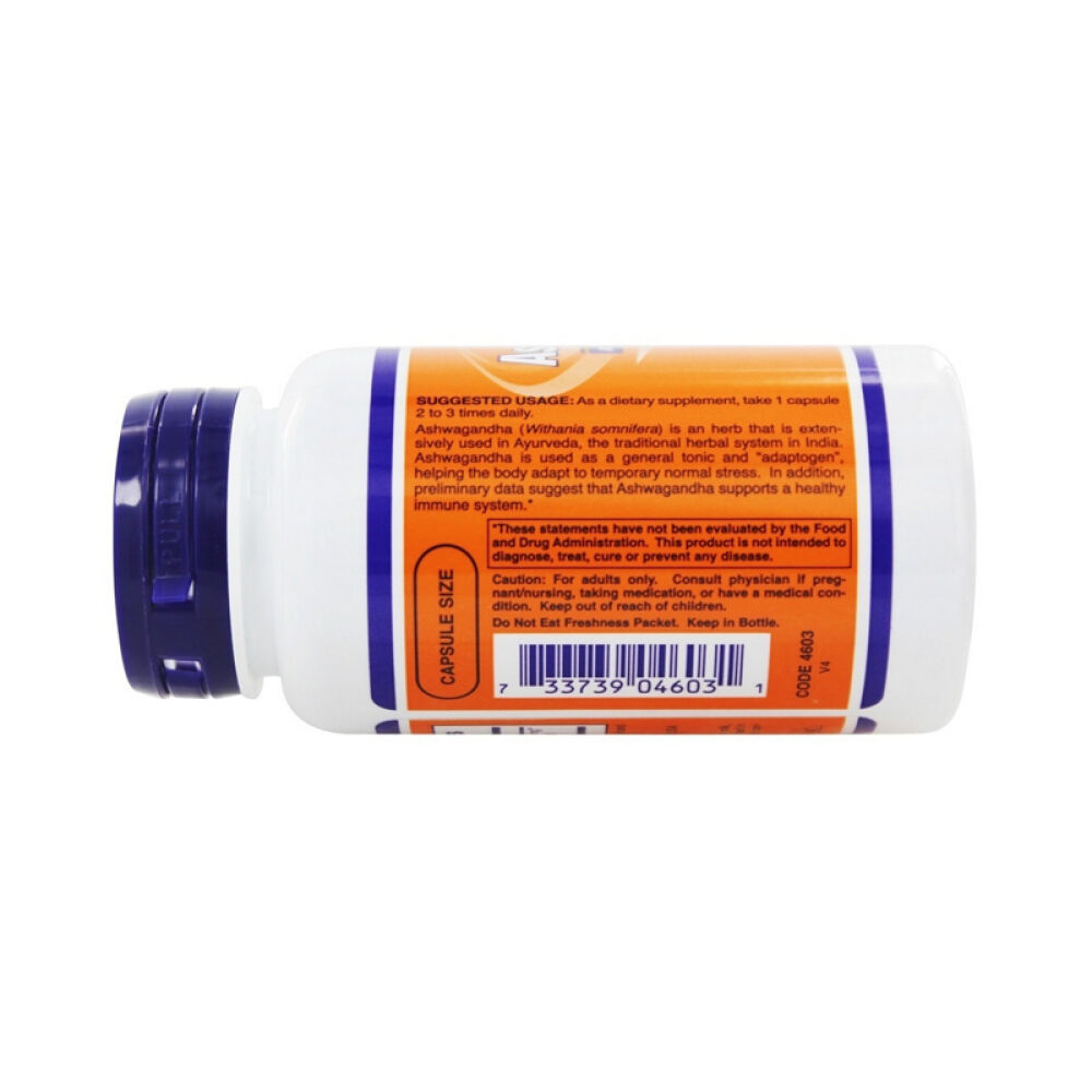 【美国正品直邮】NOWFoods诺奥帮助适应压力南非醉茄素食胶囊未定义90粒