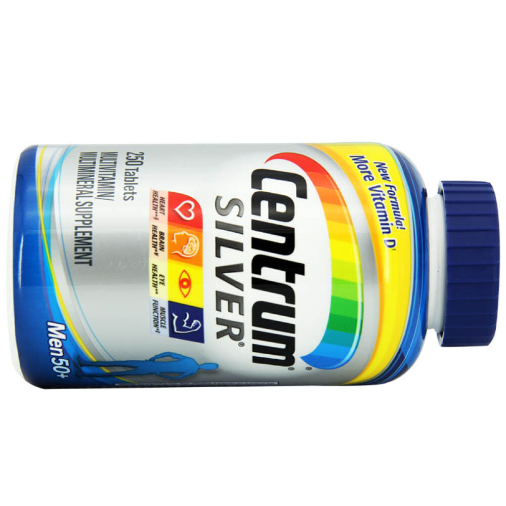 美国惠氏原装善存Centrum新版中老年男性多种复合维生素银片中老年男性专用多维250粒