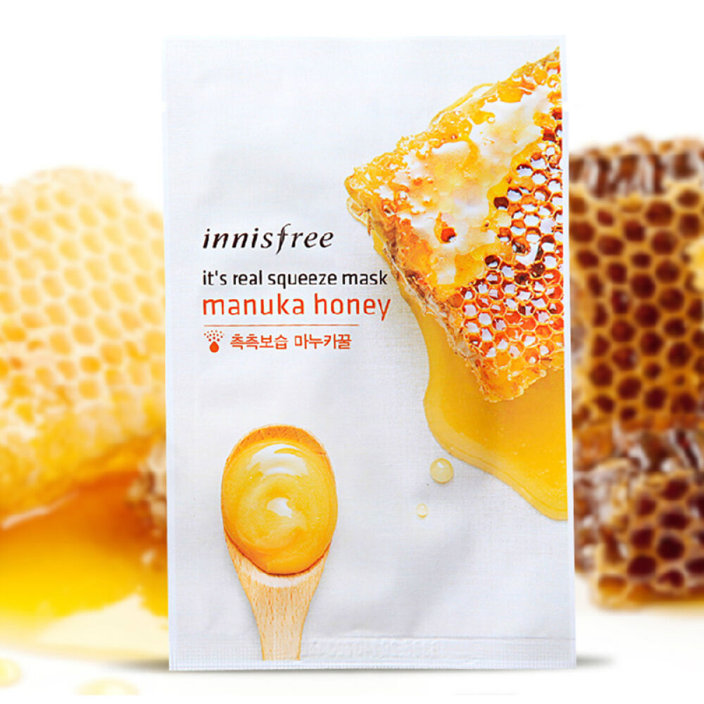 【京东全球购】韩国原装进口Innisfr悦风吟保湿清爽补水香港直邮蜂蜜面膜贴10片
