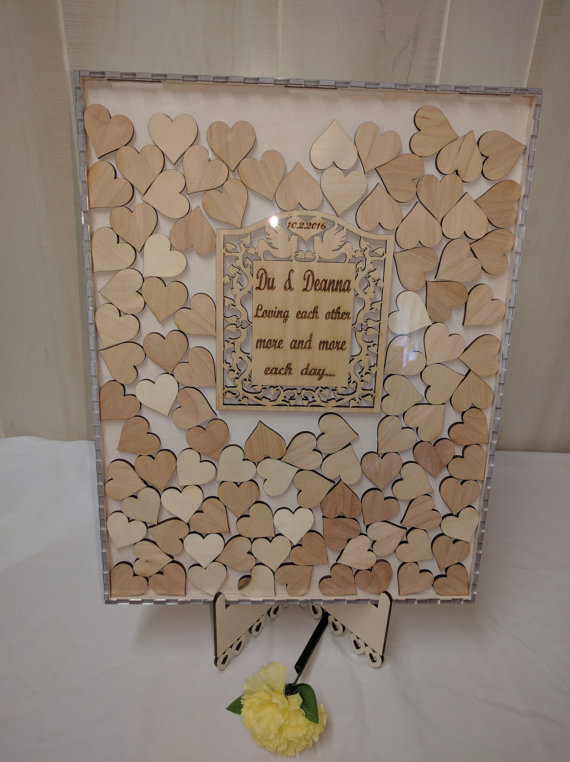 uniqueguestbookweddingbookheartdropboxguestbookspersonalizedgift