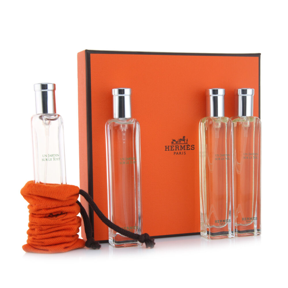 法国原装Hermes爱马仕尼罗河李先生地中海屋顶印度花园香水7.5/15ml橘采星光淡香水15ml布袋装