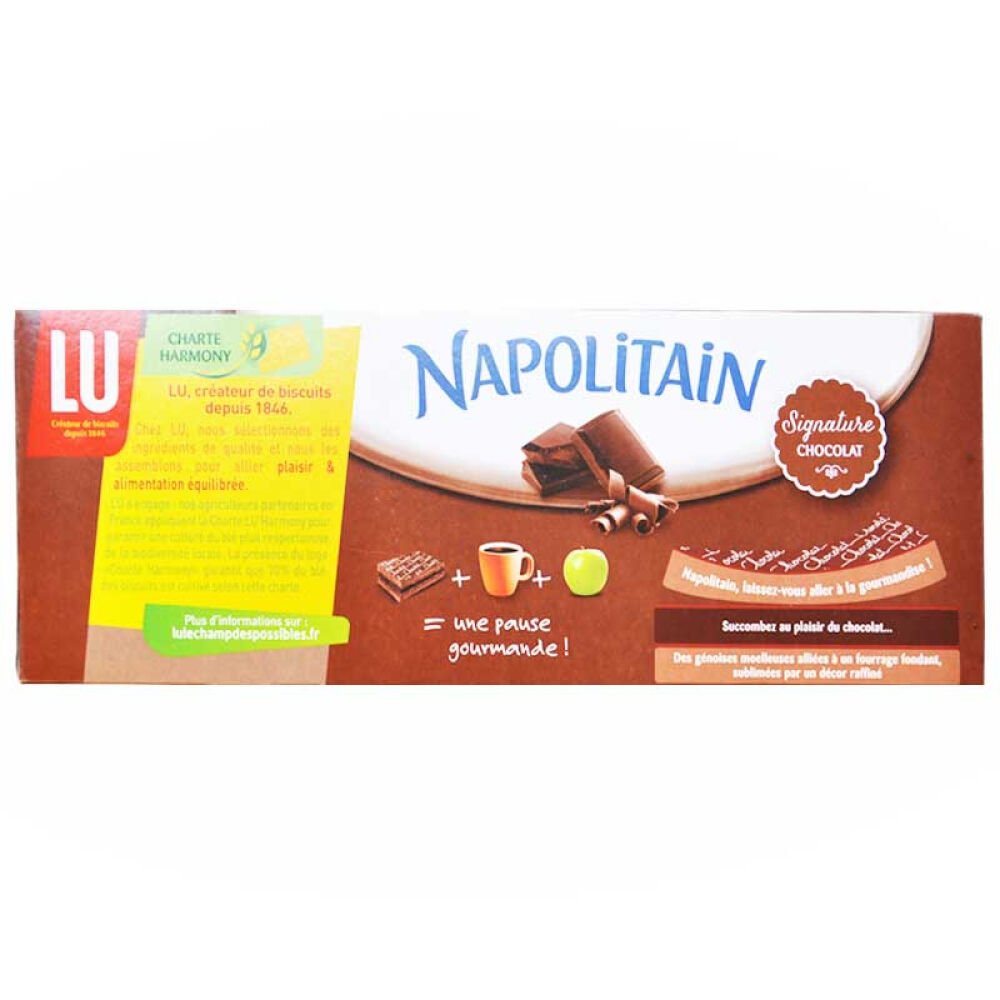 露怡LU饼干休闲食品零食拿破仑巧克力味蛋糕