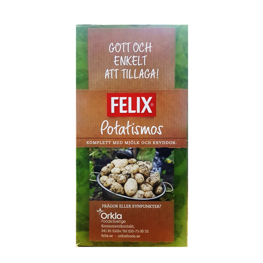 【首上架】瑞典ICA超市飞立诗Felix奶香土豆泥粉马铃薯粉速溶即食方便速食营养代餐20餐785g