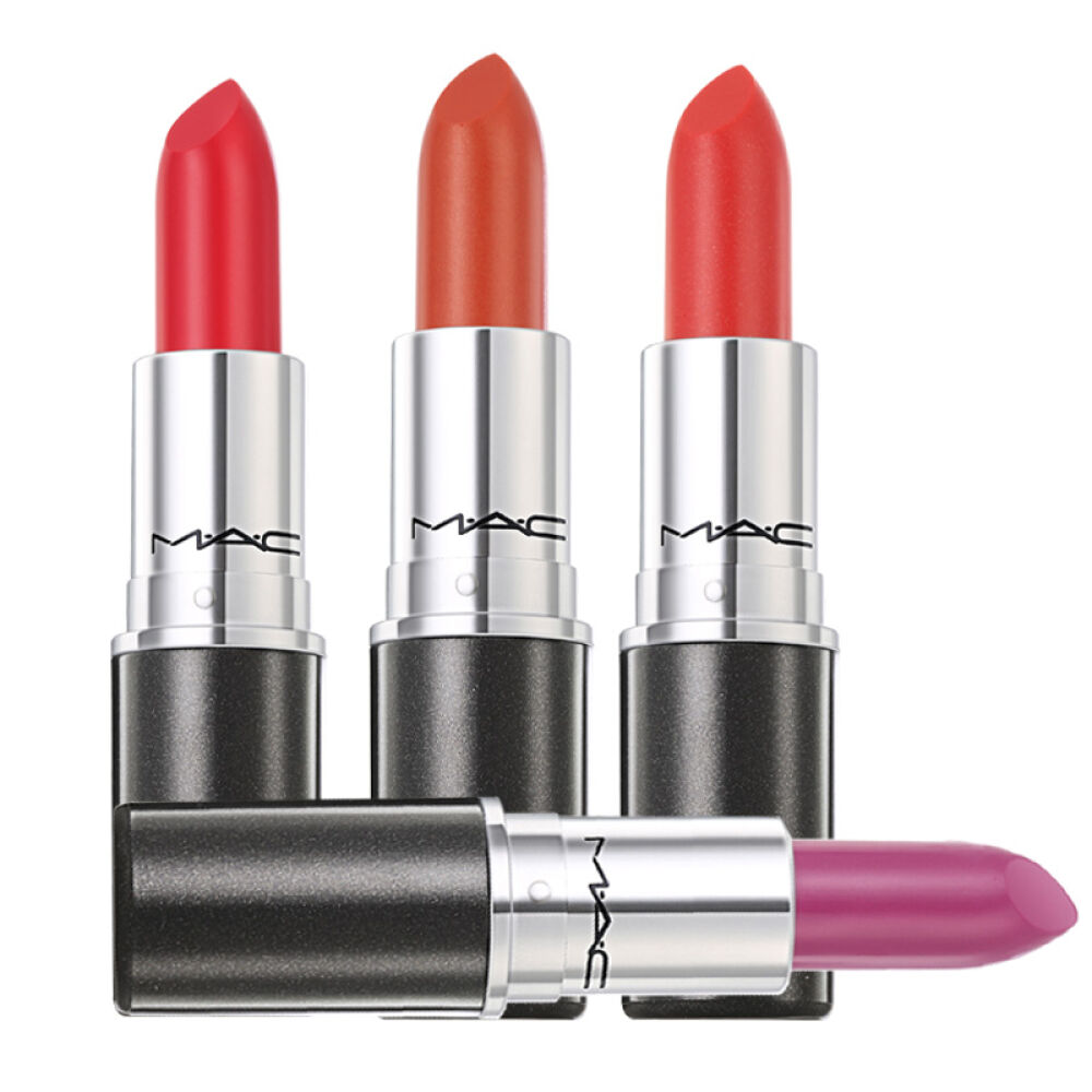 【下单送护手霜】MAC/魅可口红3gchiliRubywooMAC时尚显色唇膏mocha桃子黄棕色