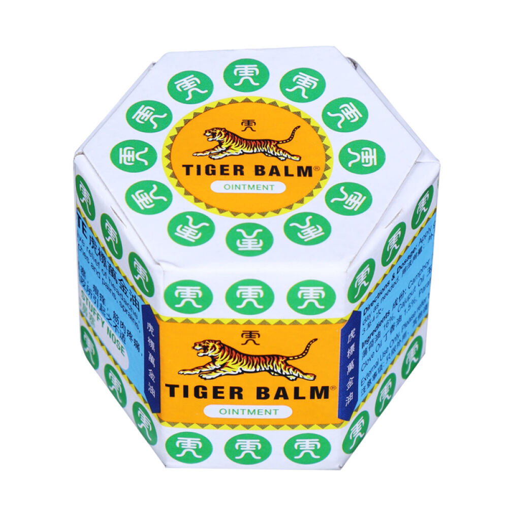 香港直邮泰国虎标TIGERBALM颈肩舒红/黑舒缓安抚紧绷肩部清凉清新舒万金油(白)19.4g