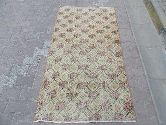 3.2x6.3FtVintageTurkishdecorug