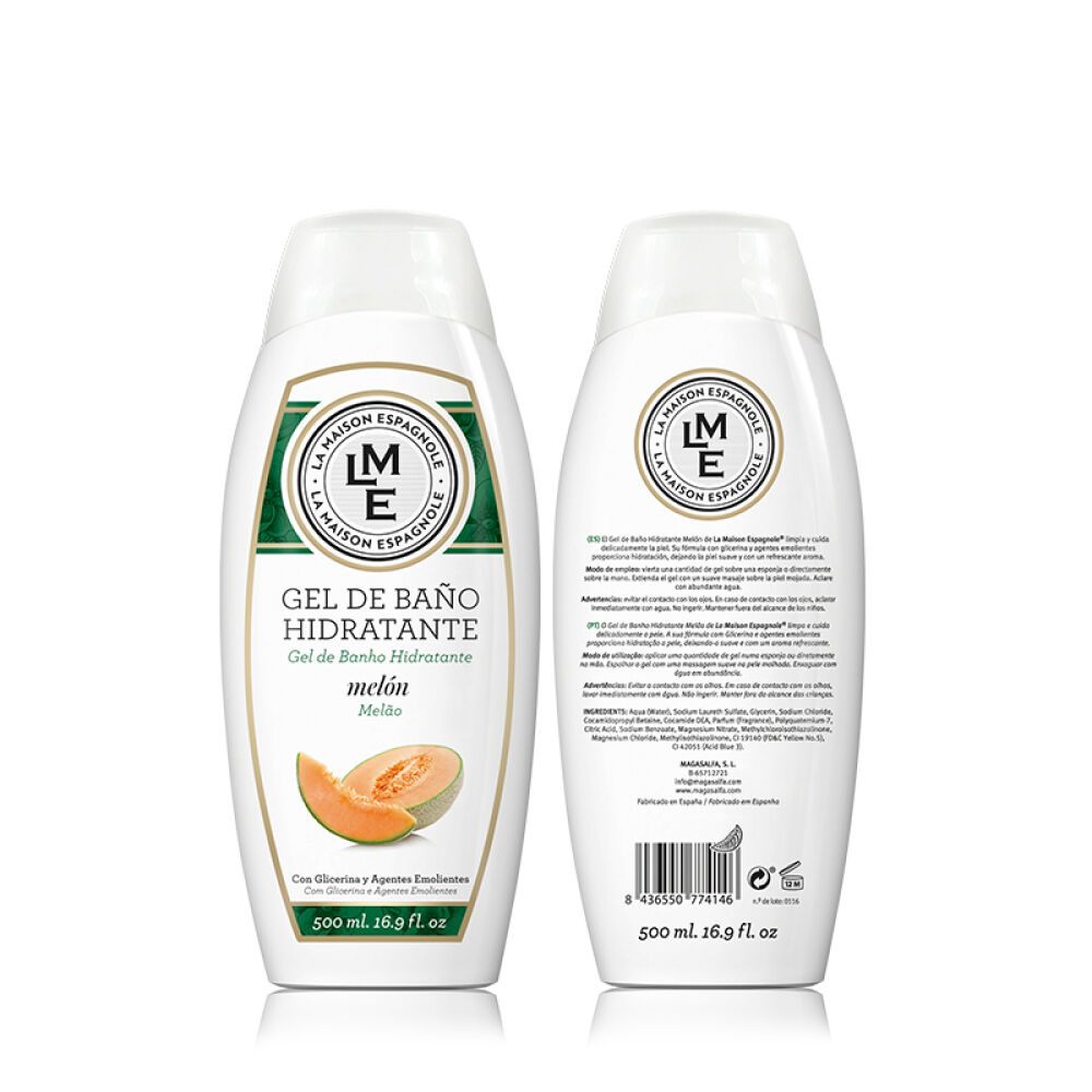 【全球购】LME珞曼西LAMAISONESPAGNOLE嫩肤净白香氛沐浴露沐浴乳哈密瓜沐浴露500ml