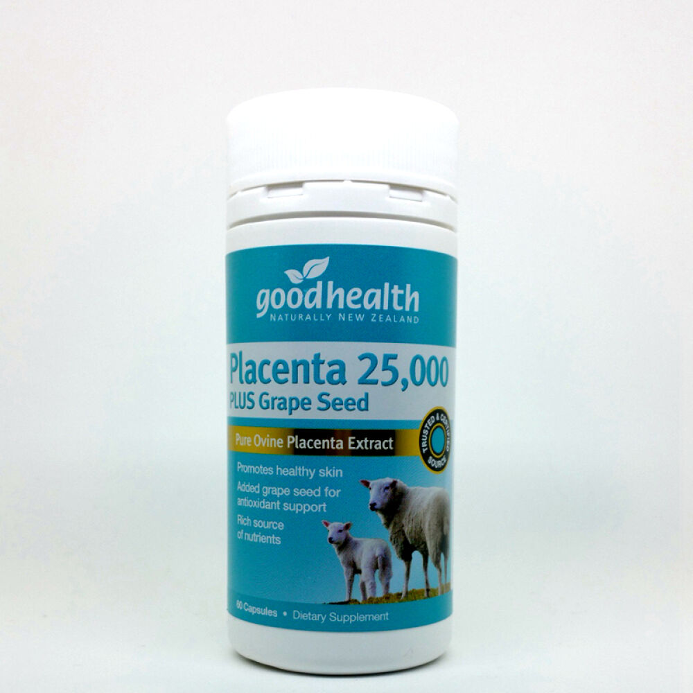 GoodHealth好健康高含量羊胎素25000+葡萄籽60粒
