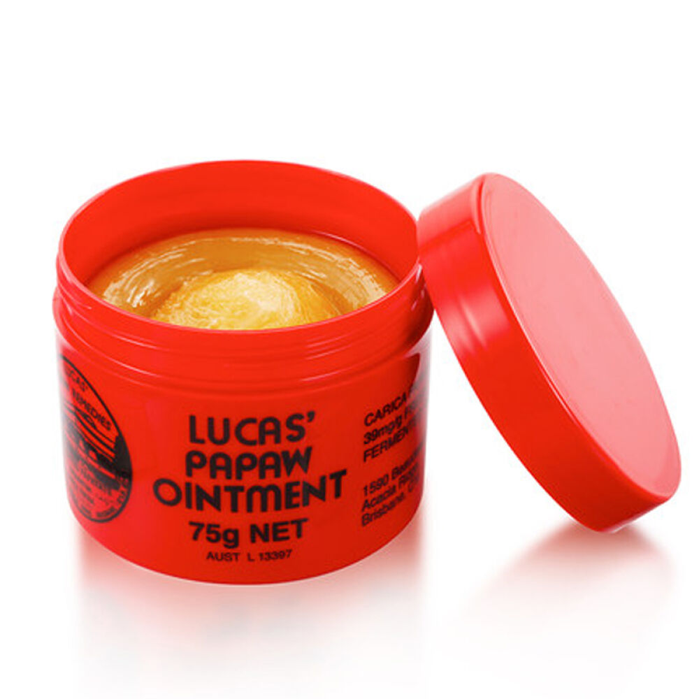 【小红象】卢卡斯lucas番木瓜膏滋润保湿万用膏澳洲正品75g*1瓶