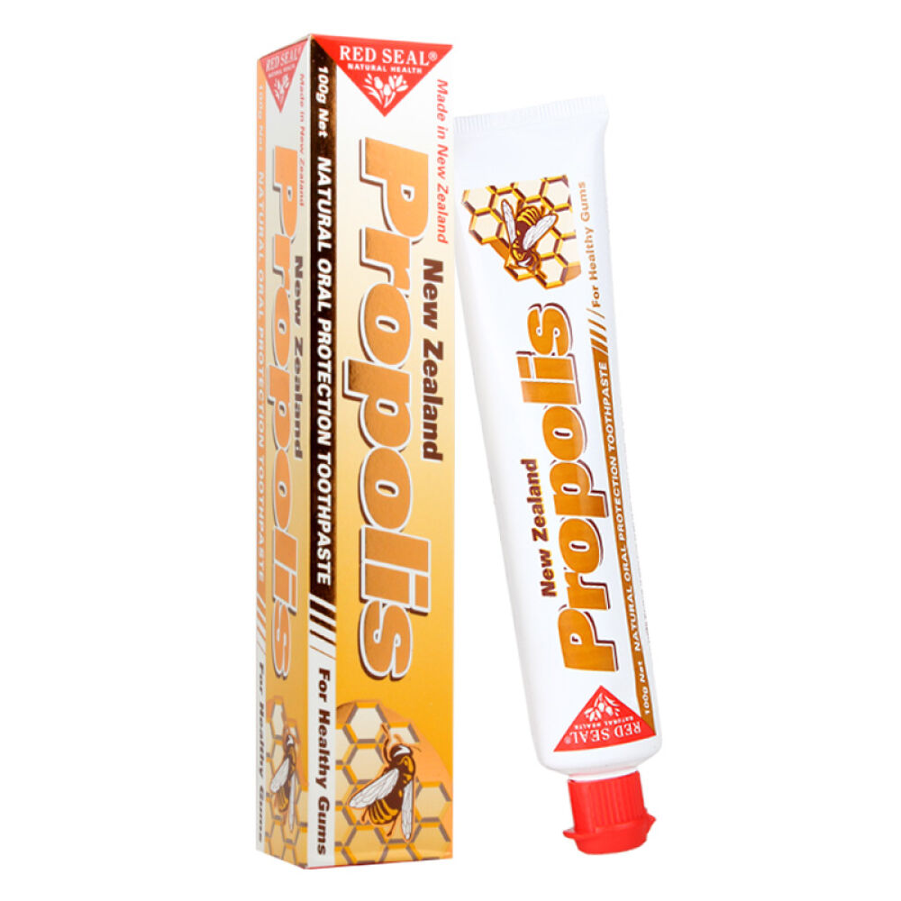 新西兰进口redseal红印蜂胶牙膏100g牙龈出血熬夜上火1支装(3支装更划算哦)