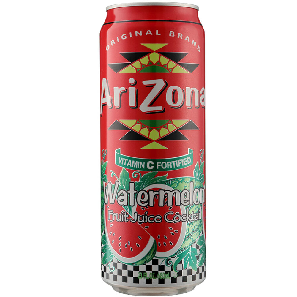 自营加拿大进口亚利桑那(arizona)果味饮料-西瓜口味(680ml)