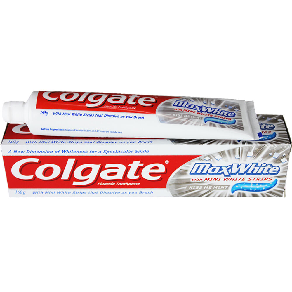 香港版高露洁牙膏清爽因子160g3支