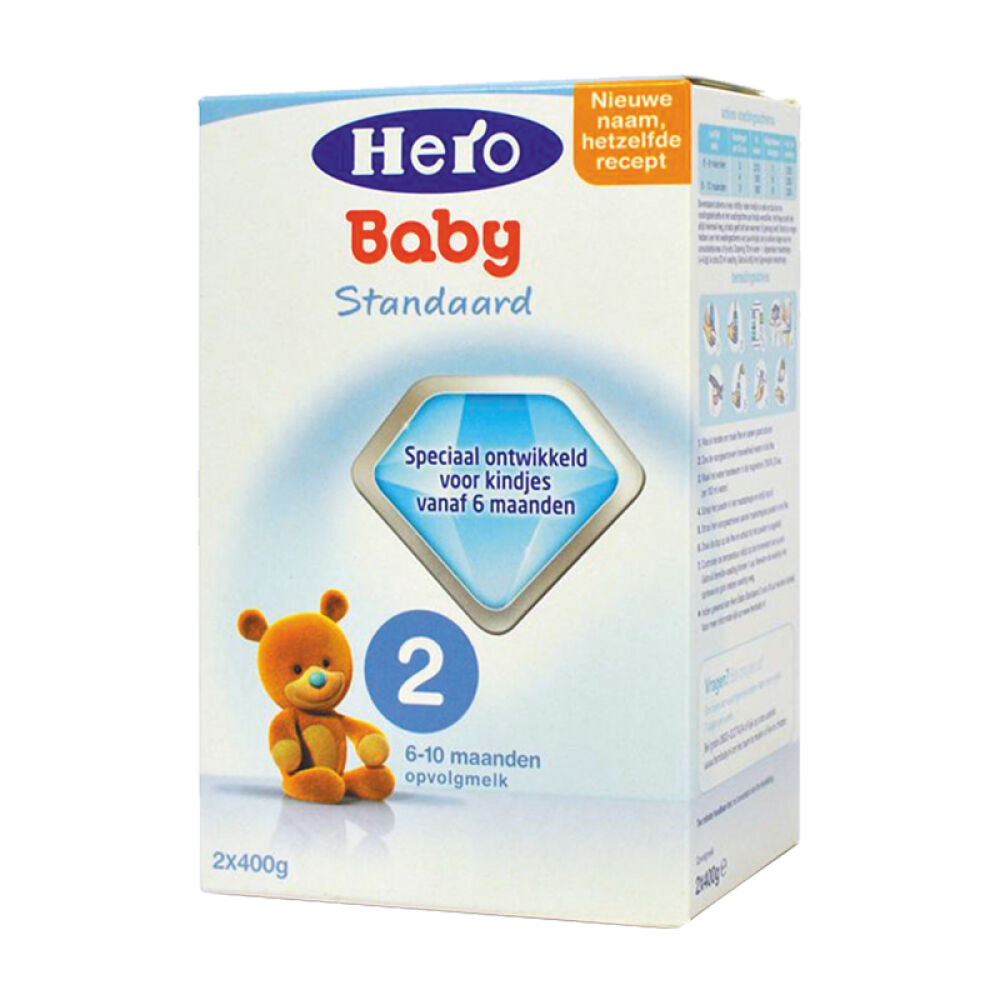 荷兰Herobaby美素婴幼儿配方奶粉2段四盒装