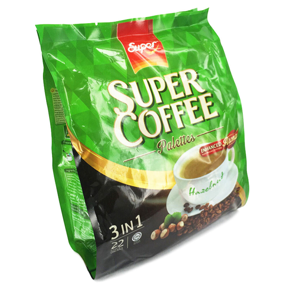 【马来西亚进口】超级3合1即溶咖啡榛果味（440gx3袋）