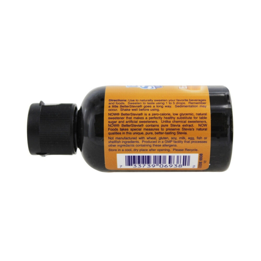 【美国正品直邮】NOWFoods诺奥健康替代品甜叶菊液体甜味剂56克1291322盎司
