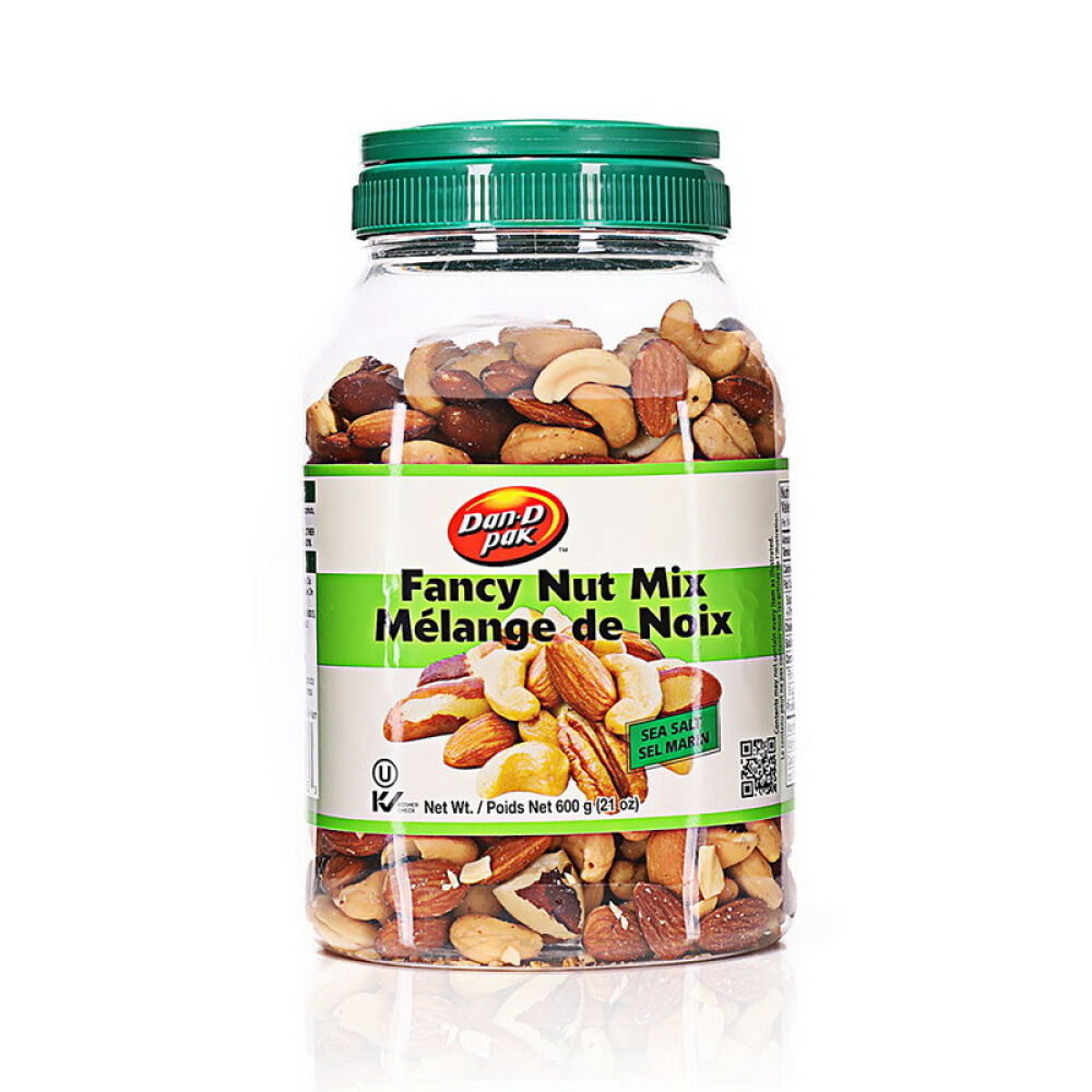 越南进口DAN.D.PAK丹蒂腰果坚果零食炒货果仁盐焗混合坚果600g