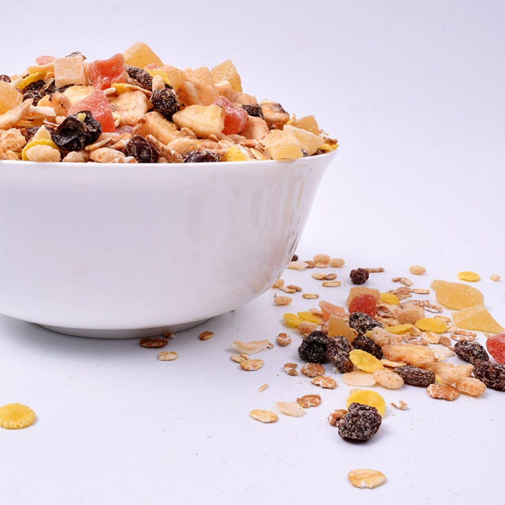 瑞典AXA低糖低脂皇室麦片46%水果浆果营养果蔬燕麦谷物早餐代餐燕麦片750g2袋