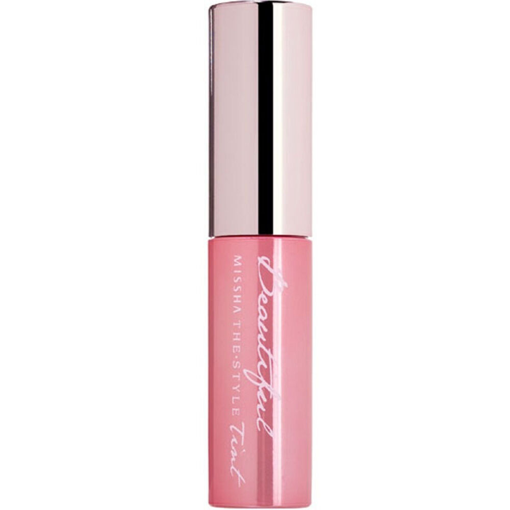 【全球购】谜尚（MISSHA）斯黛尔靓彩锁色唇蜜8g[婴儿粉色]（持久保湿）锁色唇蜜玫瑰红色