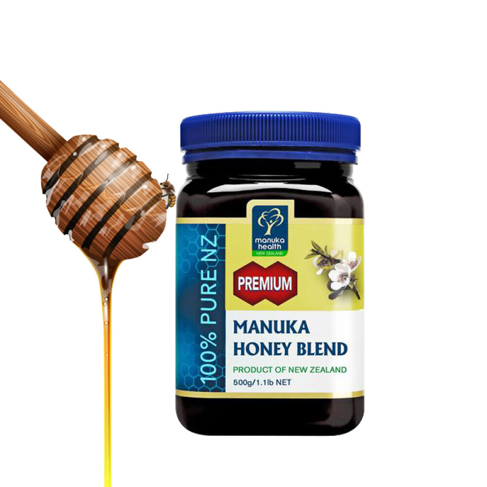 新西兰进口蜜纽康（ManukaHealth）蜂蜜高浓度麦卢卡+养胃护胃暖胃美容养颜麦卢卡混合蜂蜜500g