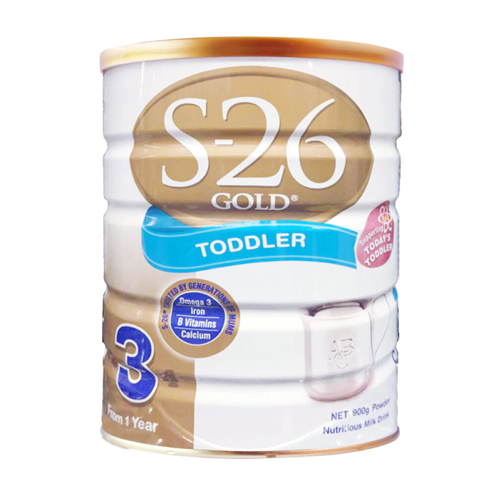 【全球购】澳洲进口新西兰惠氏S26金装3段婴儿奶粉1-2周岁宝宝900g保税区2件直邮