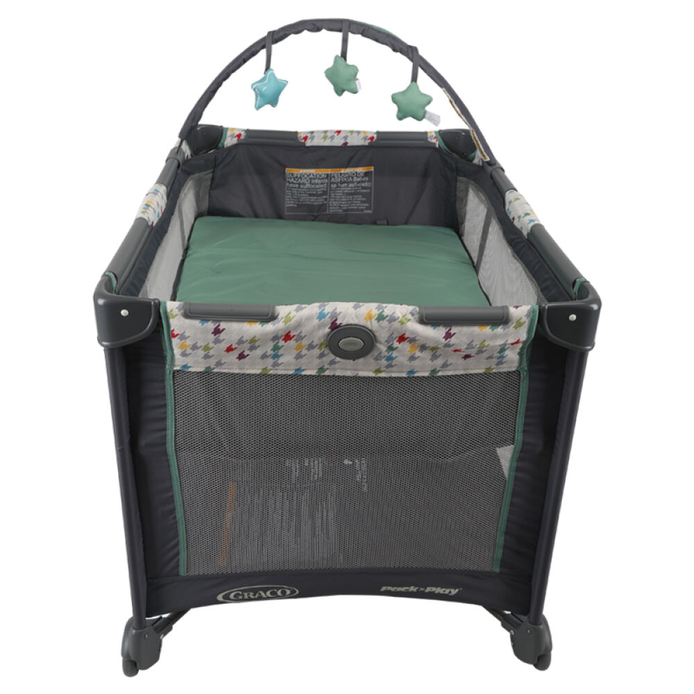 美国GRACO葛莱可折叠婴儿床乐美版悠系列豪华版多功能游戏床兰博