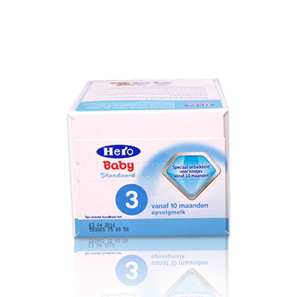 【全球购】荷兰美素Herobaby婴幼奶粉婴儿配方奶粉12345段直邮包邮包税3段(10-18个月)4盒装