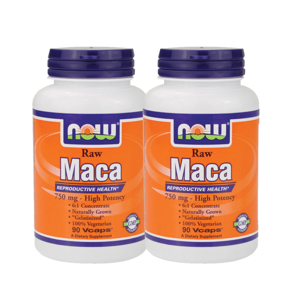 诺奥now秘鲁玛卡精片胶囊男性保健品补肾持久延时增大增粗增长增强性欲生精提神抗疲劳Maca750mg90粒2瓶装