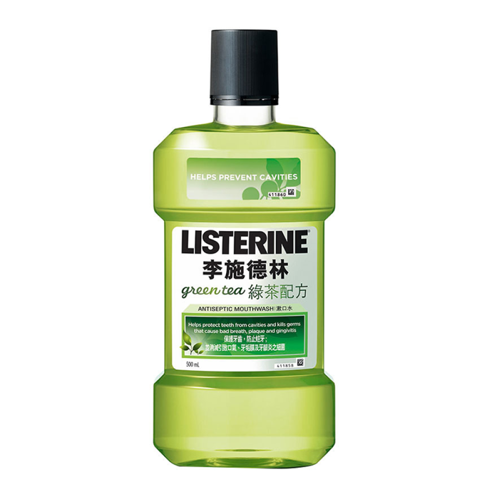 李施德林Listering漱口水（港版）绿茶口味500ml3447
