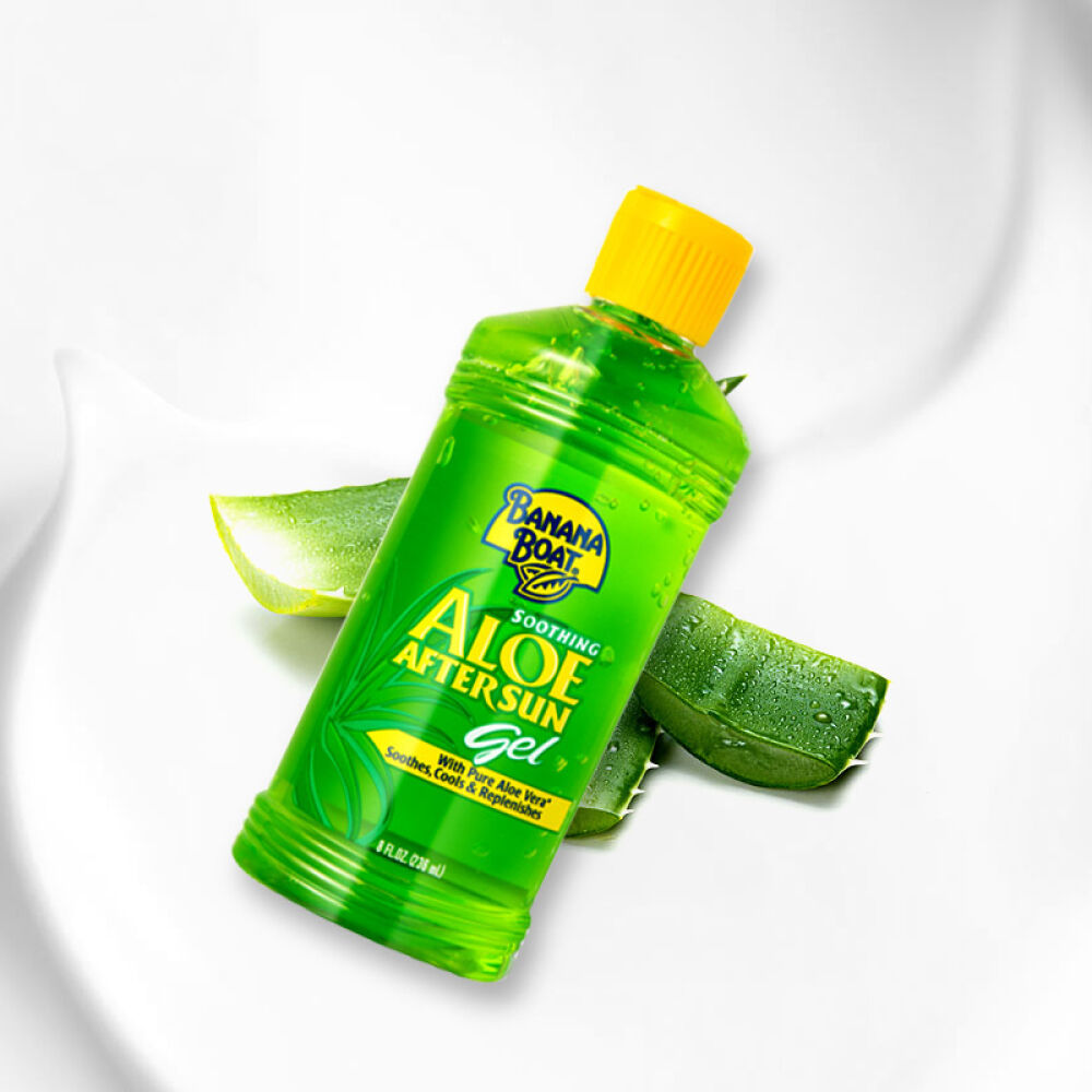 【全球购】美国直邮BananaBoat香蕉船芦荟胶晒后修复保湿凝胶晒伤补水236ml236ml*1瓶