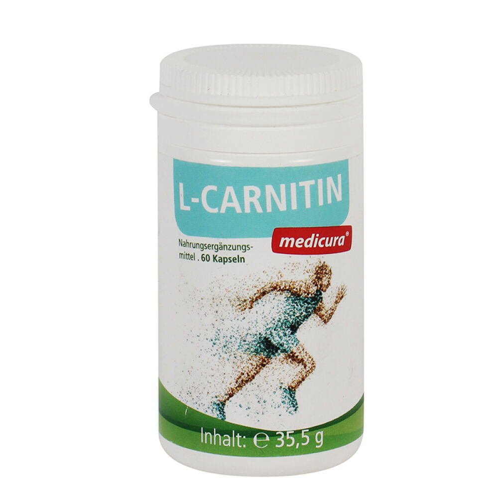 左旋肉碱减肥胶囊Medicura德国进口减肥产品减肥瘦身男女适用60粒/瓶