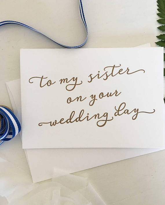 tomysisteronyourweddingday,giftforbride,weddinggift,tomysisteron