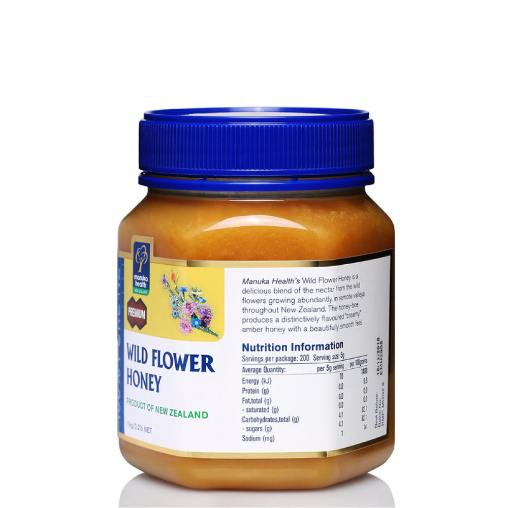 全球购manukahoney蜜纽康蜂蜜百花野花蜂蜜1000克