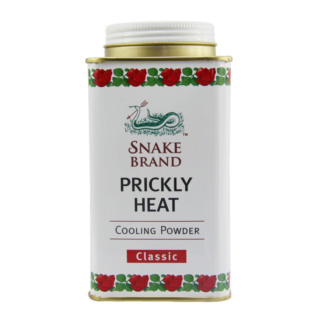 泰国原装圣乐蛇粉婴儿痱子粉祛痱粉热痱止痒/婴儿爽身粉150G茉莉味