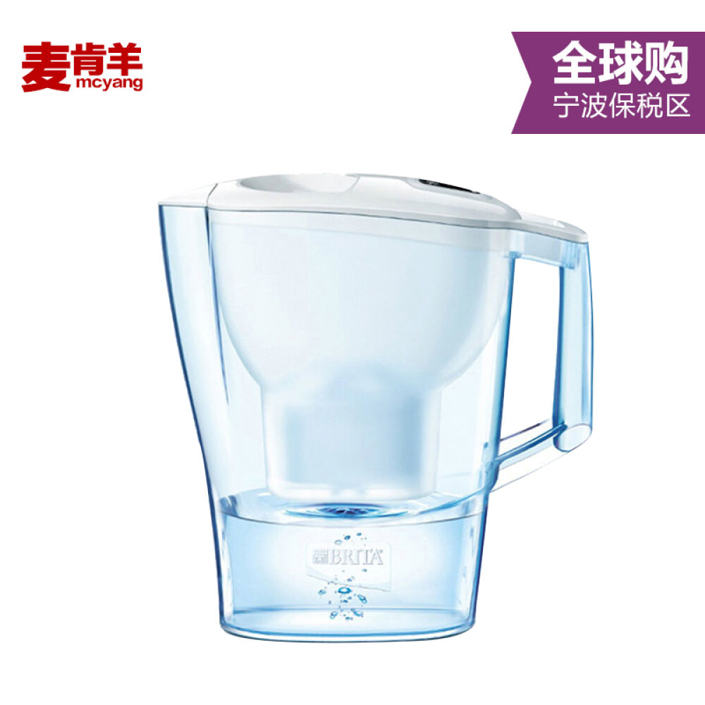【全球购】碧然德Brita净水机器过滤器滤水壶白色Aluna3.5L一壶一芯 【全球购】碧然德Brita净水机器过滤器滤水壶白色Aluna3.5L一壶一芯