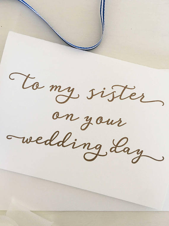 tomysisteronyourweddingday,giftforbride,weddinggift,tomysisteron