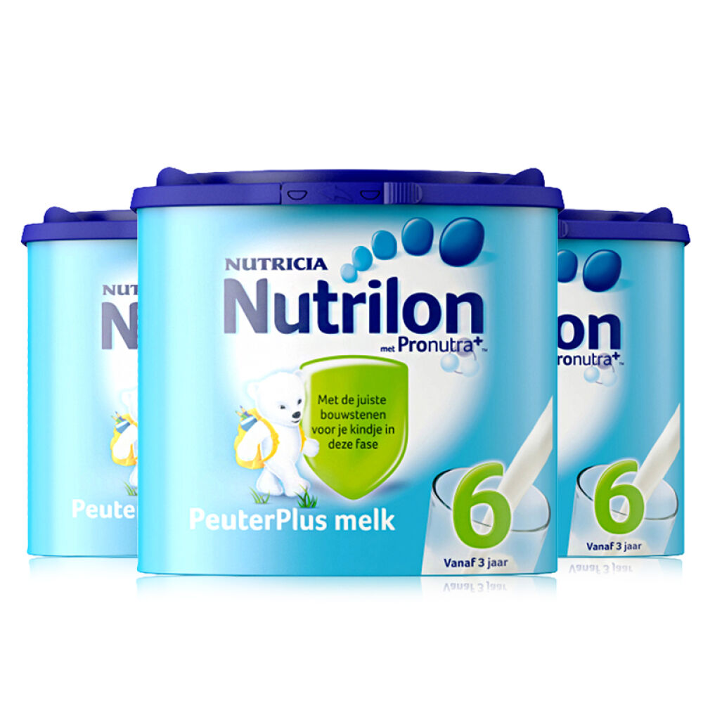 荷兰牛栏Nutrilon进口婴幼儿奶粉3罐6段(3岁以上)400g