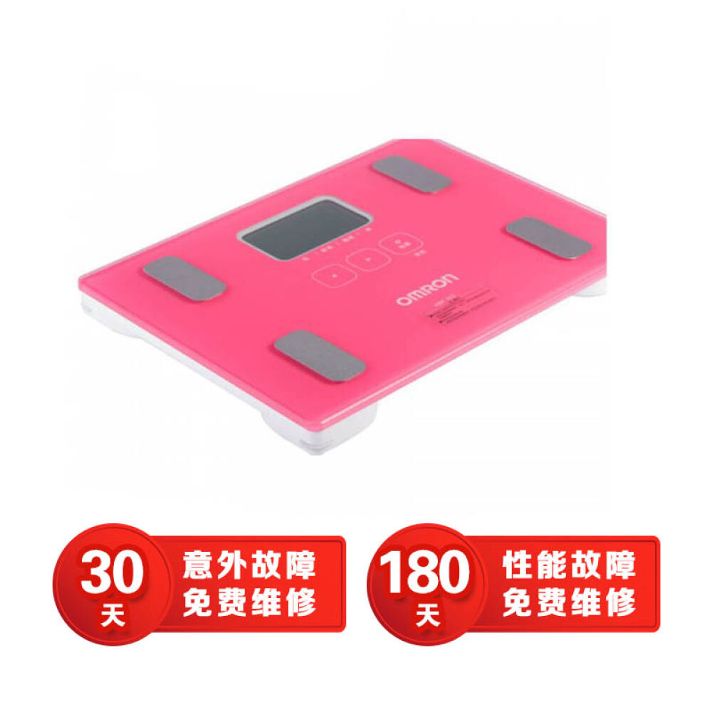 欧姆龙（OMRON）体重称身体脂肪测量器HBF-212红色